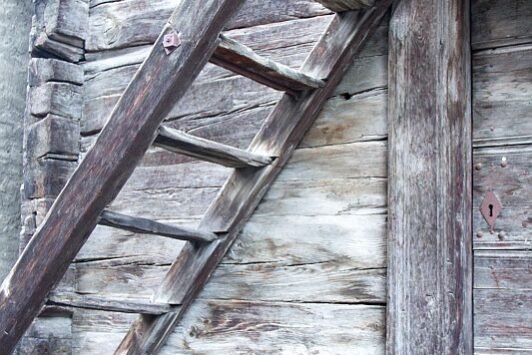 Ladder in Naters Village