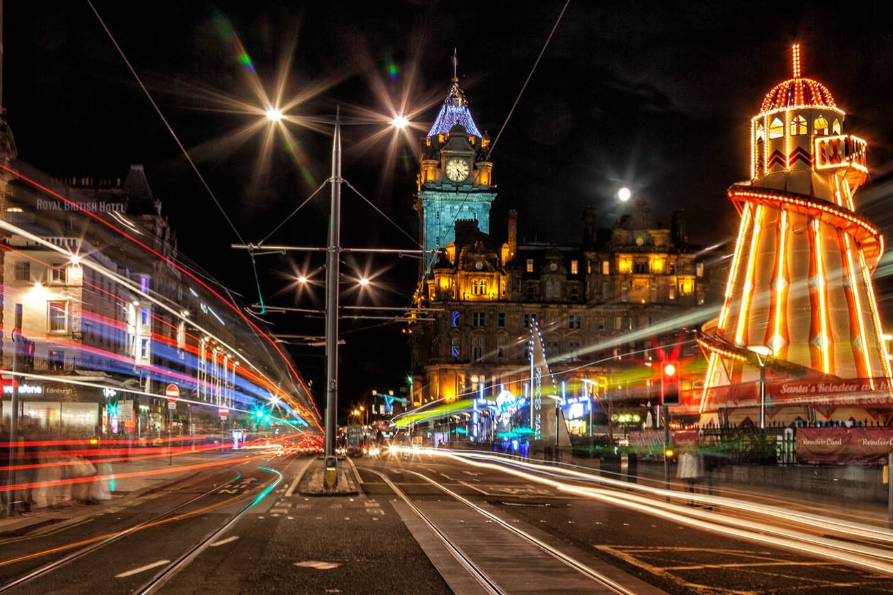 Princes Street Night Web Princes Street Night